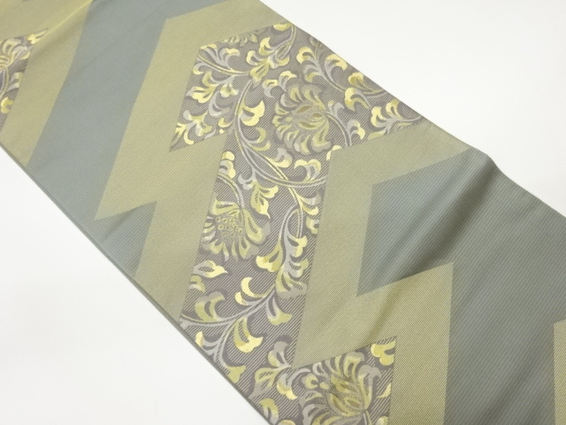 JAPANESE FUKURO OBI / WOVEN ARABESQUE